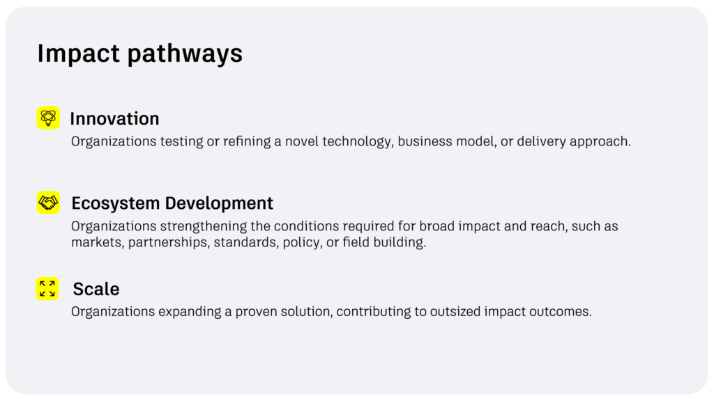 Impact Measurement and Management Impact Pathways