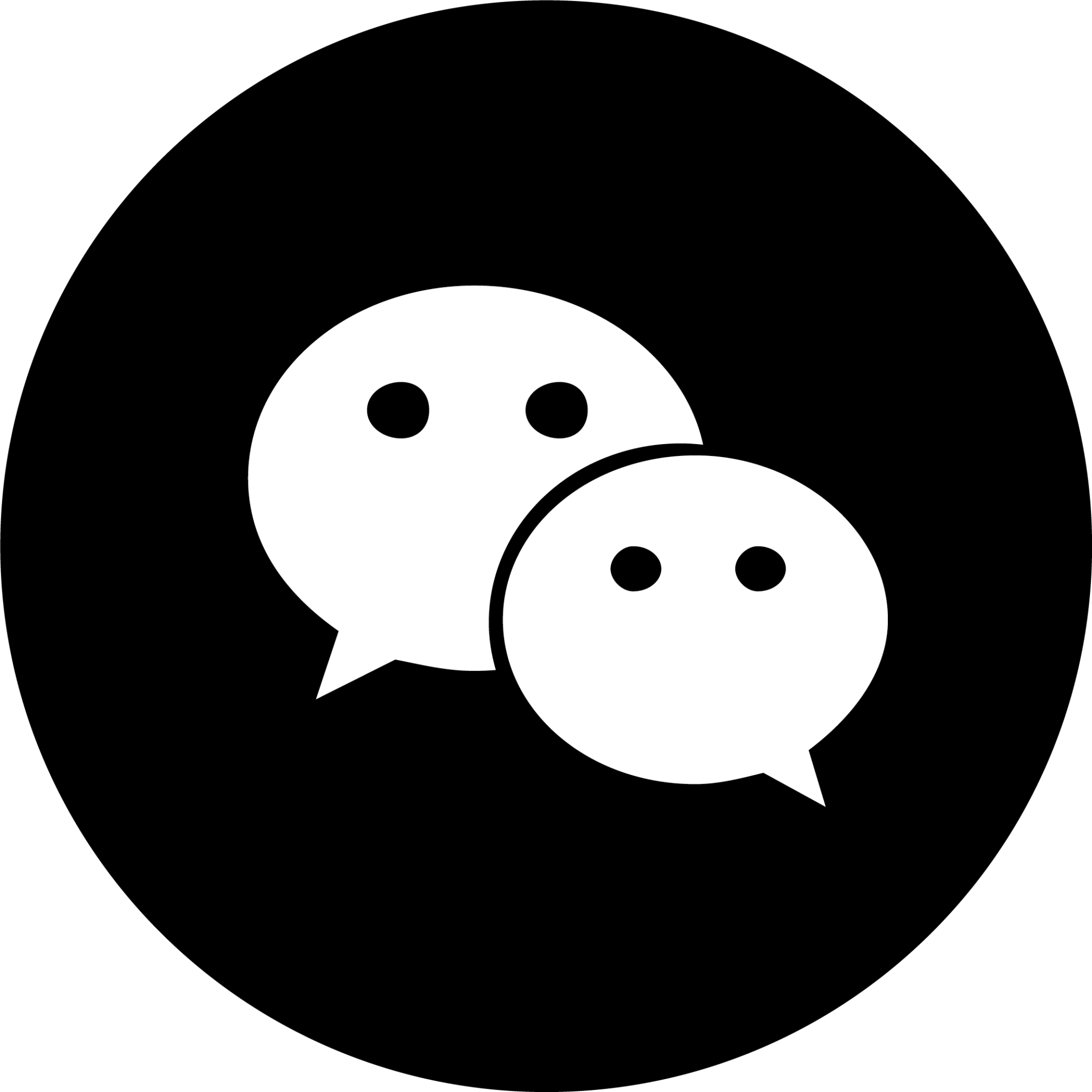 We chat. Вейбо вичат. Значок вичат. WECHAT вектор. Иконка мессенджера вичат.