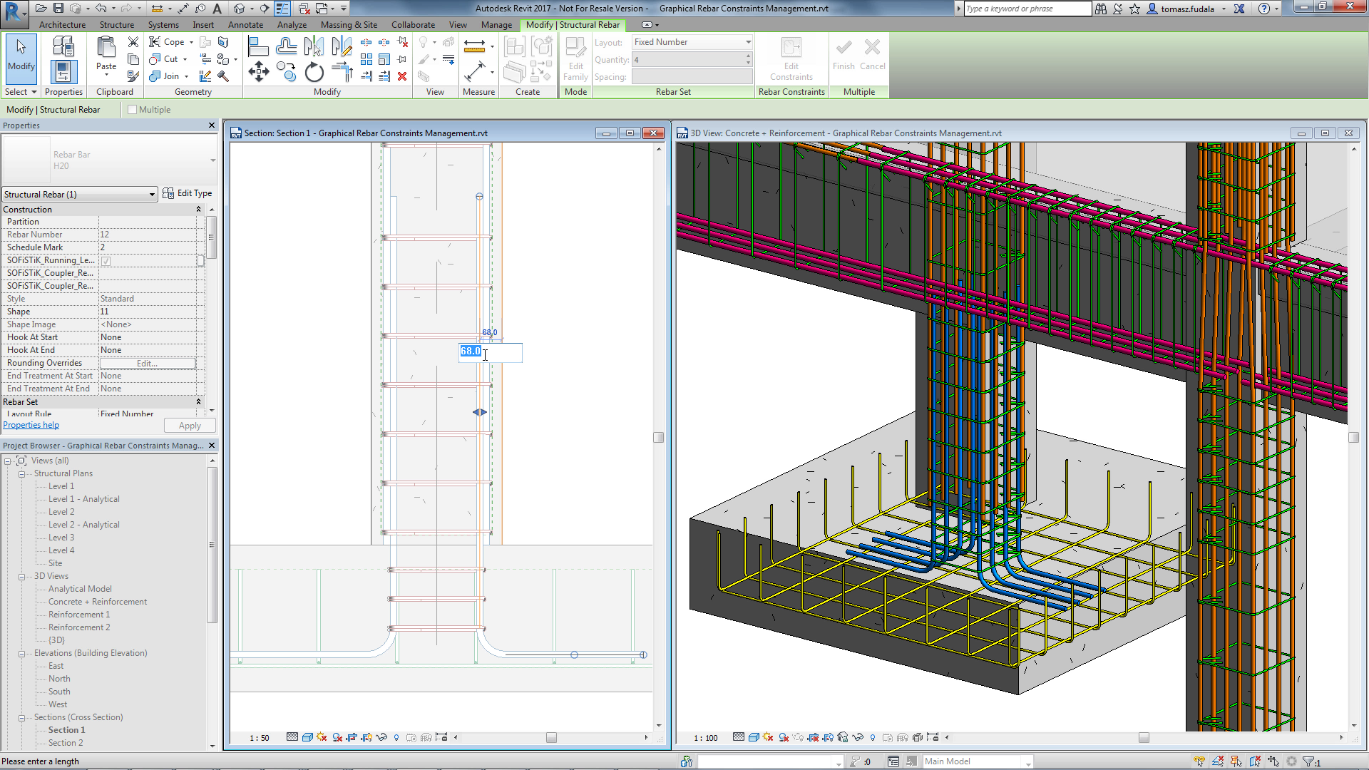 Rebar Constraints Management in Revit 2022