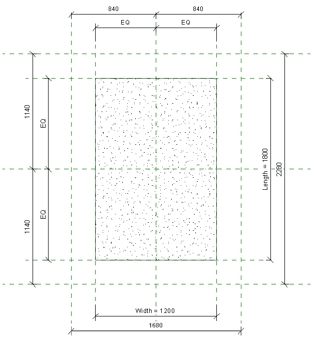  Add dimensions to each group of reference planes