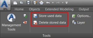 Advance Steel 2018 - Store data in the DWG file
