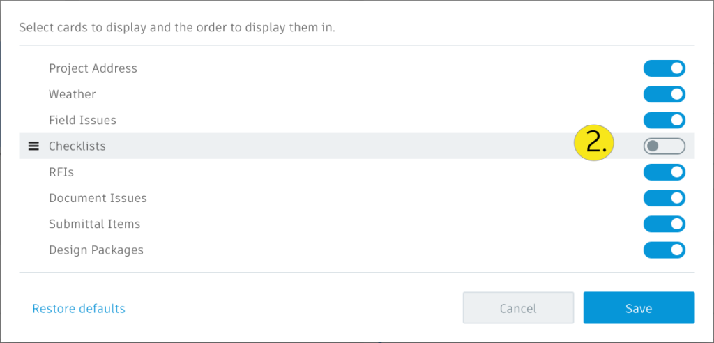 BIM 360 Project Home Update - May 24, 2018 - BIM 360 Release Notes