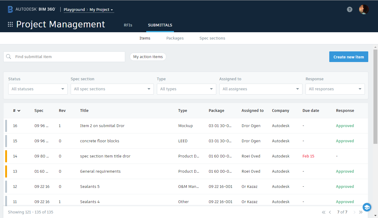 BIM 360 Project Management - May 2018 - BIM 360 Release Notes