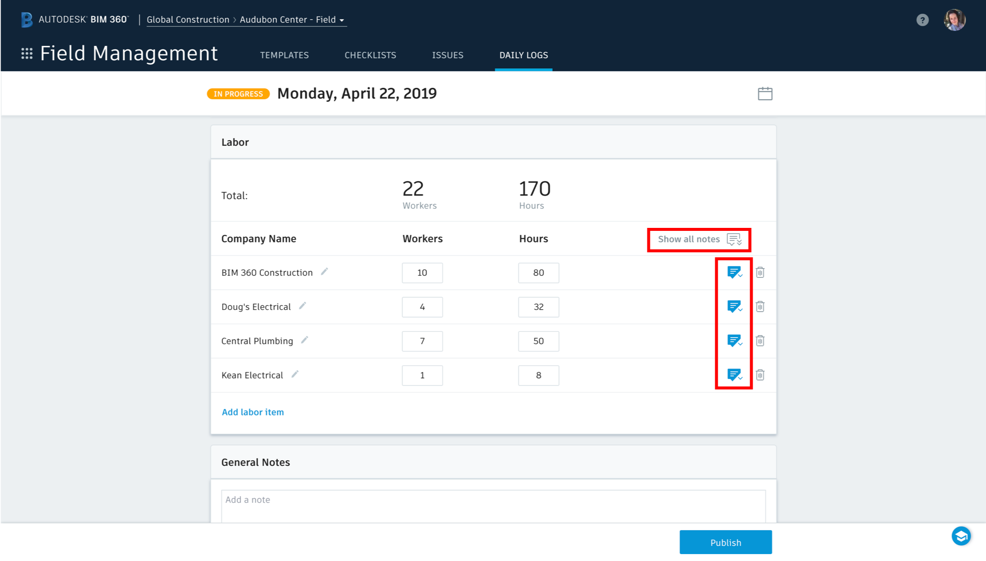 BIM 360 Field Management Update April 22nd 2019 BIM 360 Release Notes