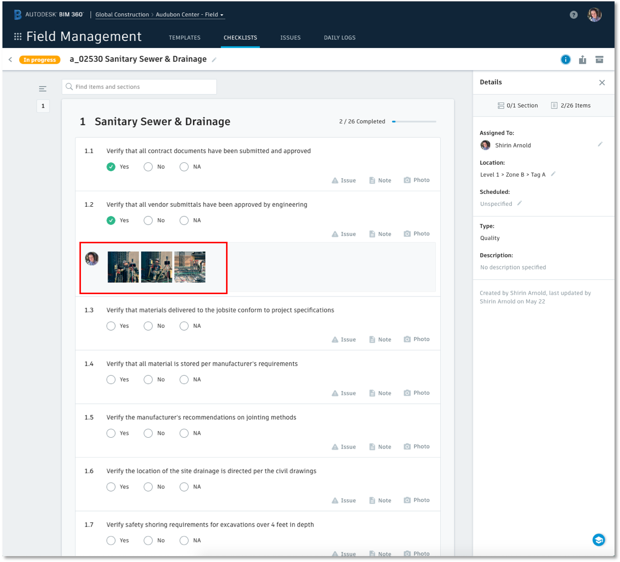 BIM 360 Field Management Update – May 22nd, 2019 - BIM 360 Release Notes