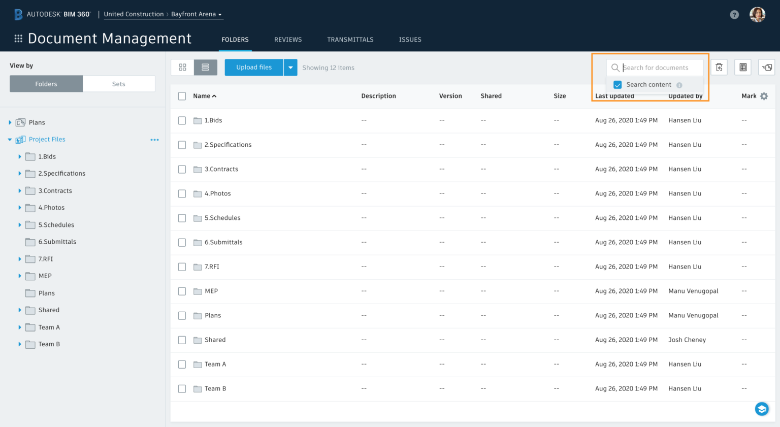 BIM 360 Document management updates – Dec 8, 2020 - BIM 360 Release Notes