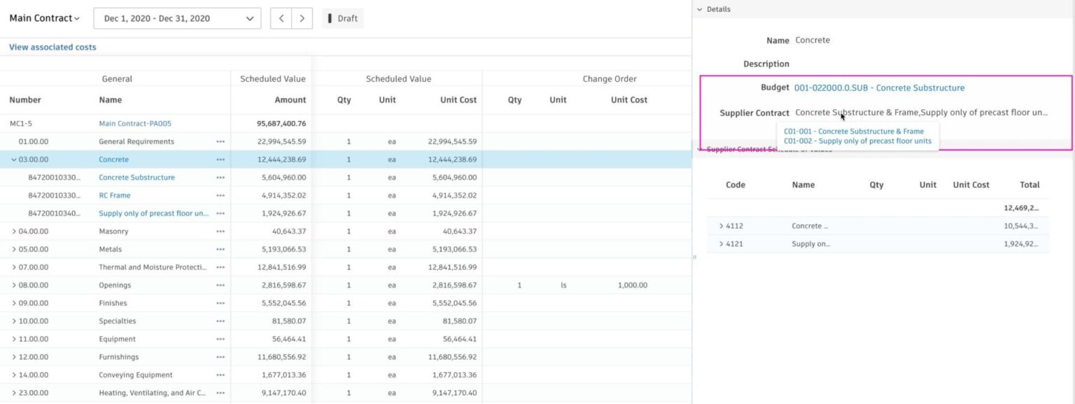 BIM 360 Cost Management Updates - May 2021 - BIM 360 Release Notes