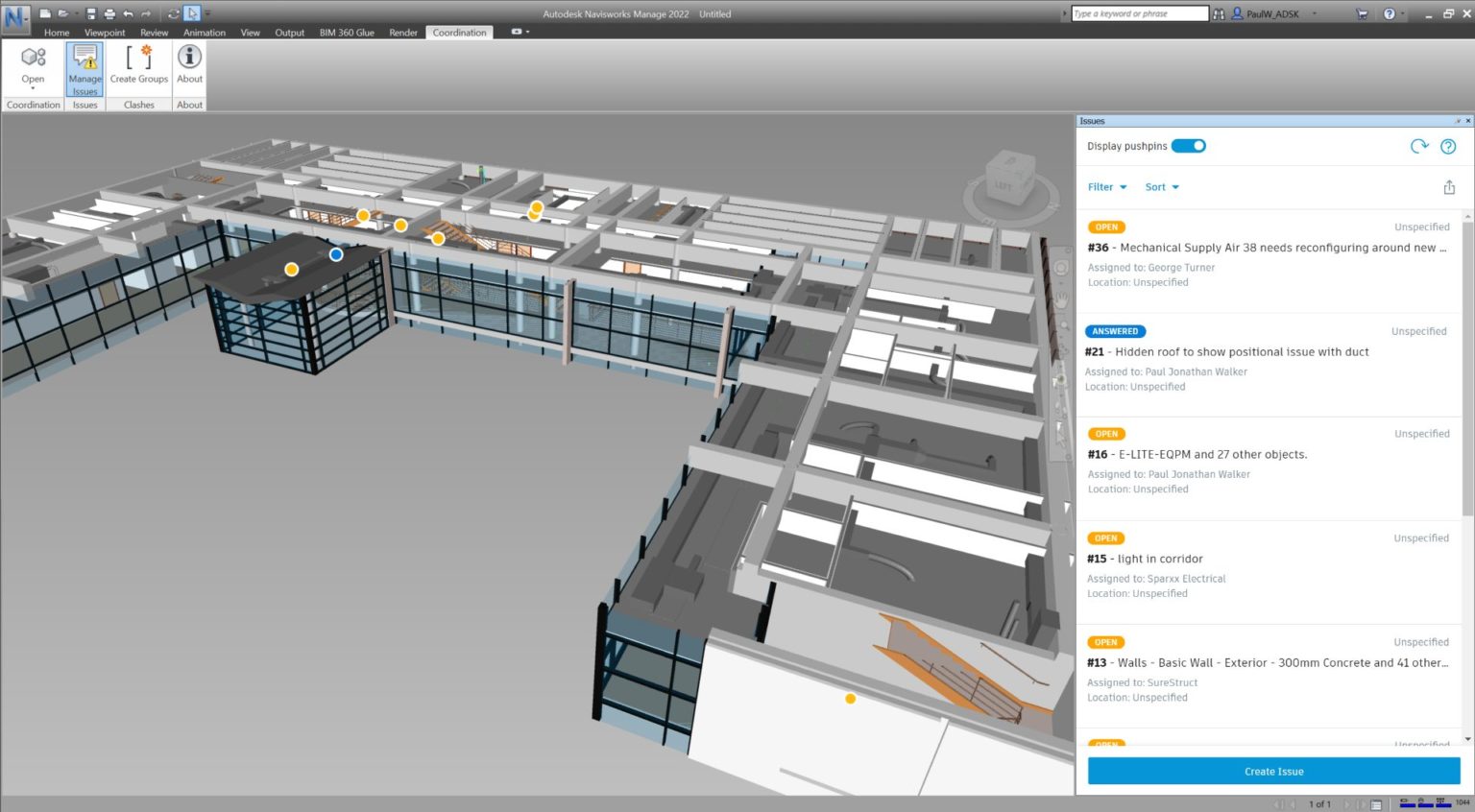 Navisworks Coordination Issues Add-in – November 2021 - BIM 360 Release ...