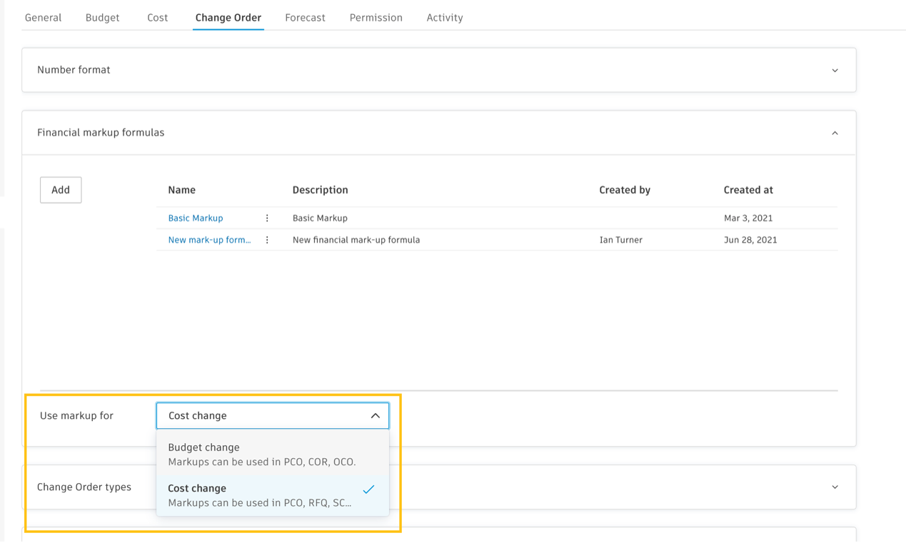BIM 360 Cost Management Release - May 2022 - BIM 360 Release Notes