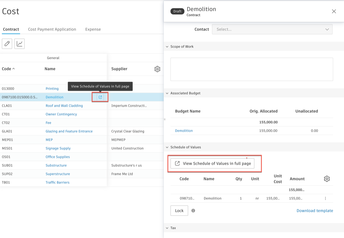 BIM 360 Cost Management Release - May 2022 - BIM 360 Release Notes