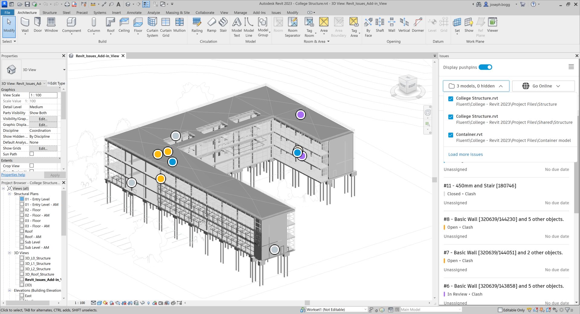 Revit содержит неправильную схему