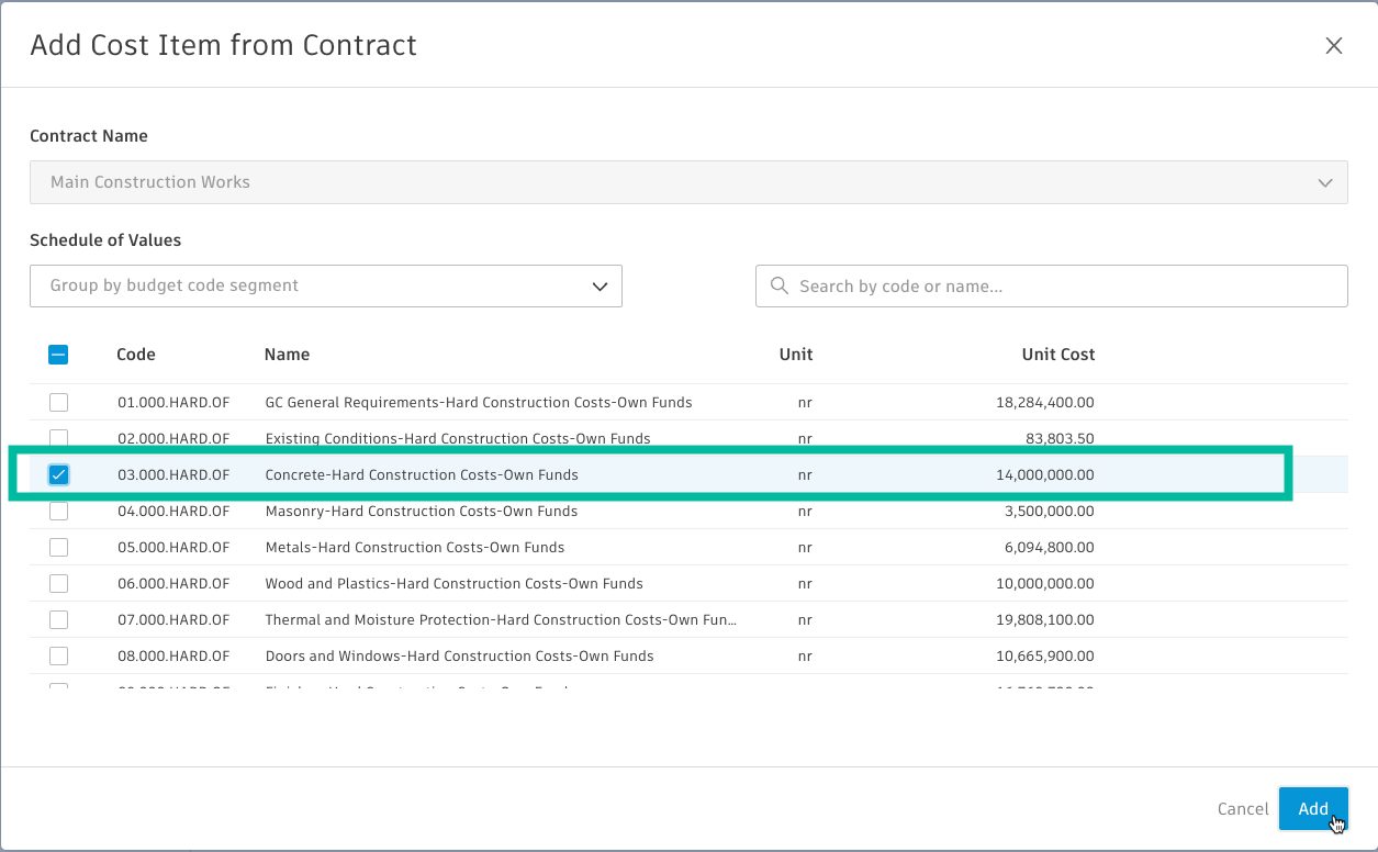 BIM 360 Cost Management Release – September 2022 - BIM 360 Release Notes
