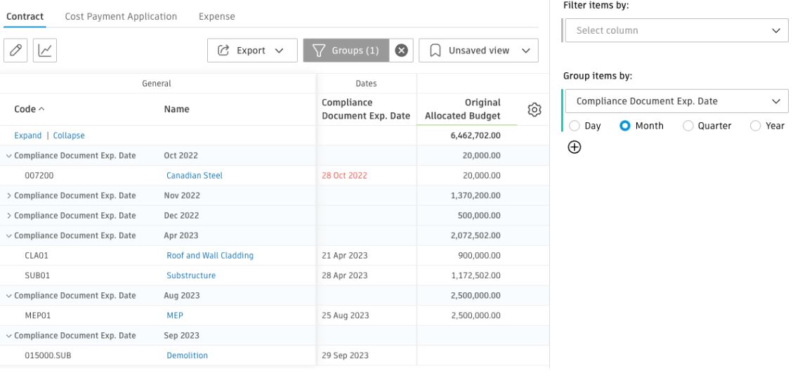 BIM 360 Cost Management - November 2022 - BIM 360 Release Notes