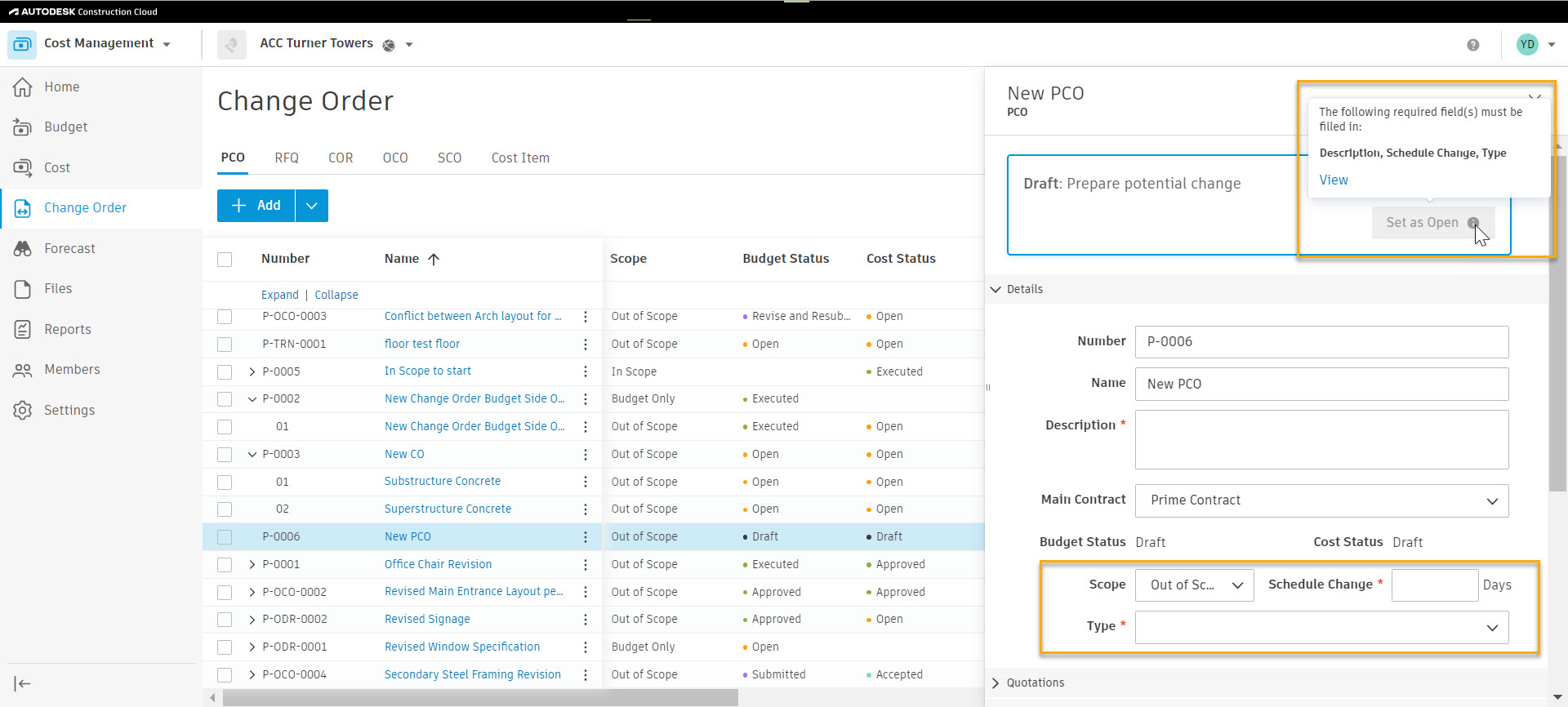 BIM 360 Cost Management - July 2023 - BIM 360 Release Notes