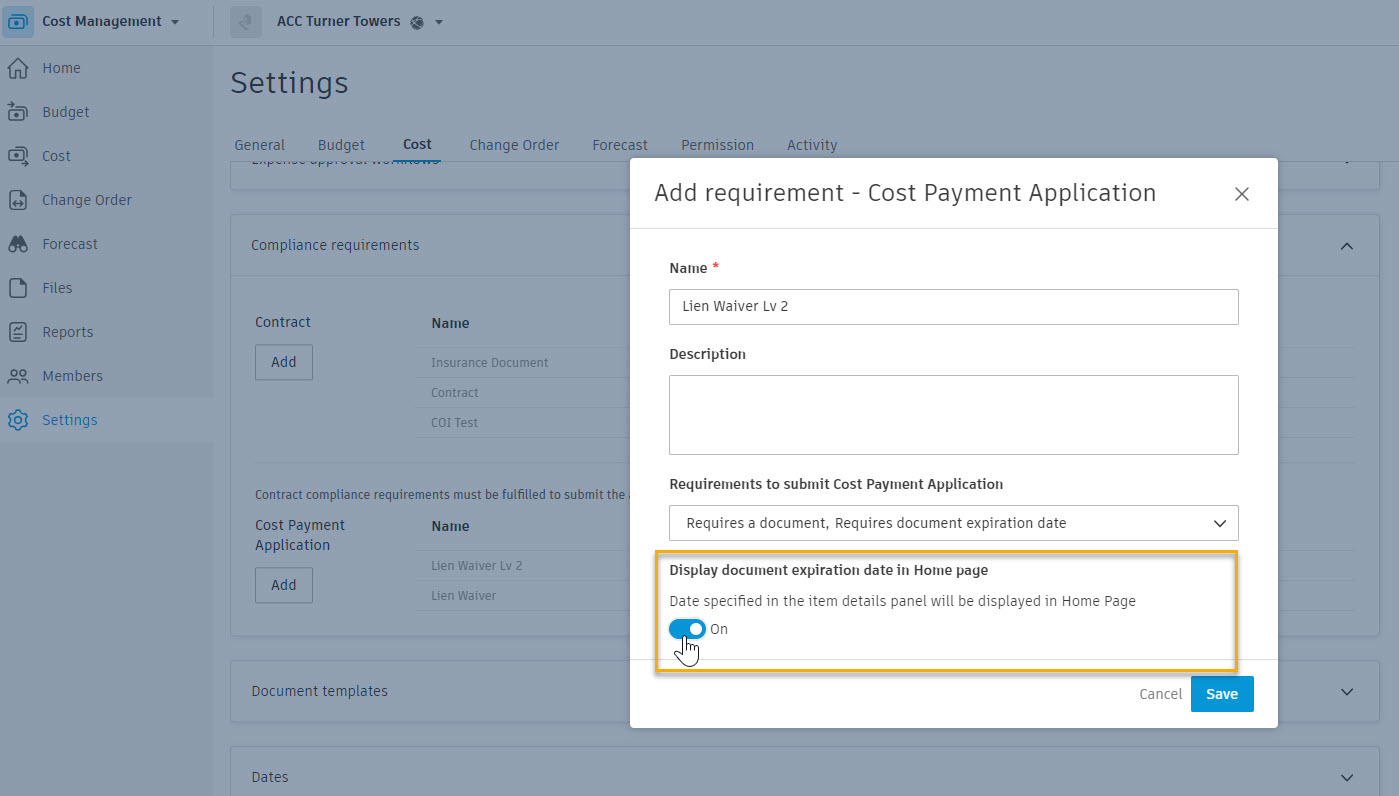 BIM 360 Cost Management - September 2023 - BIM 360 Release Notes