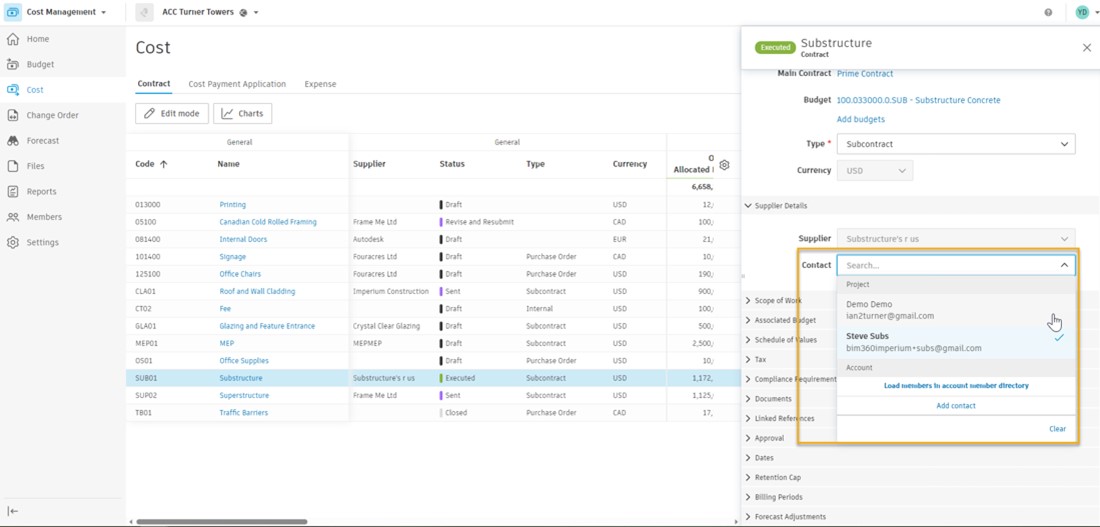 BIM 360 Cost Management - September 2023 - BIM 360 Release Notes