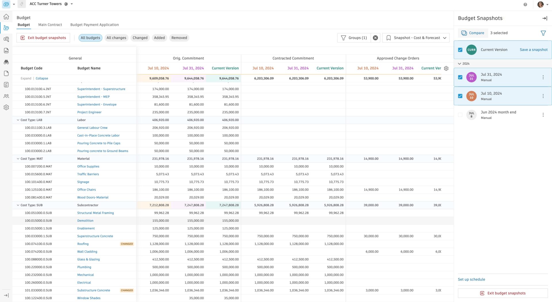 BIM 360 Cost Management - September 2024 - BIM 360 Release Notes