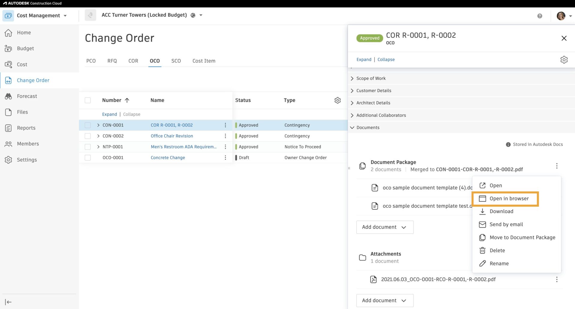 BIM 360 Cost Management - September 2024 - BIM 360 Release Notes