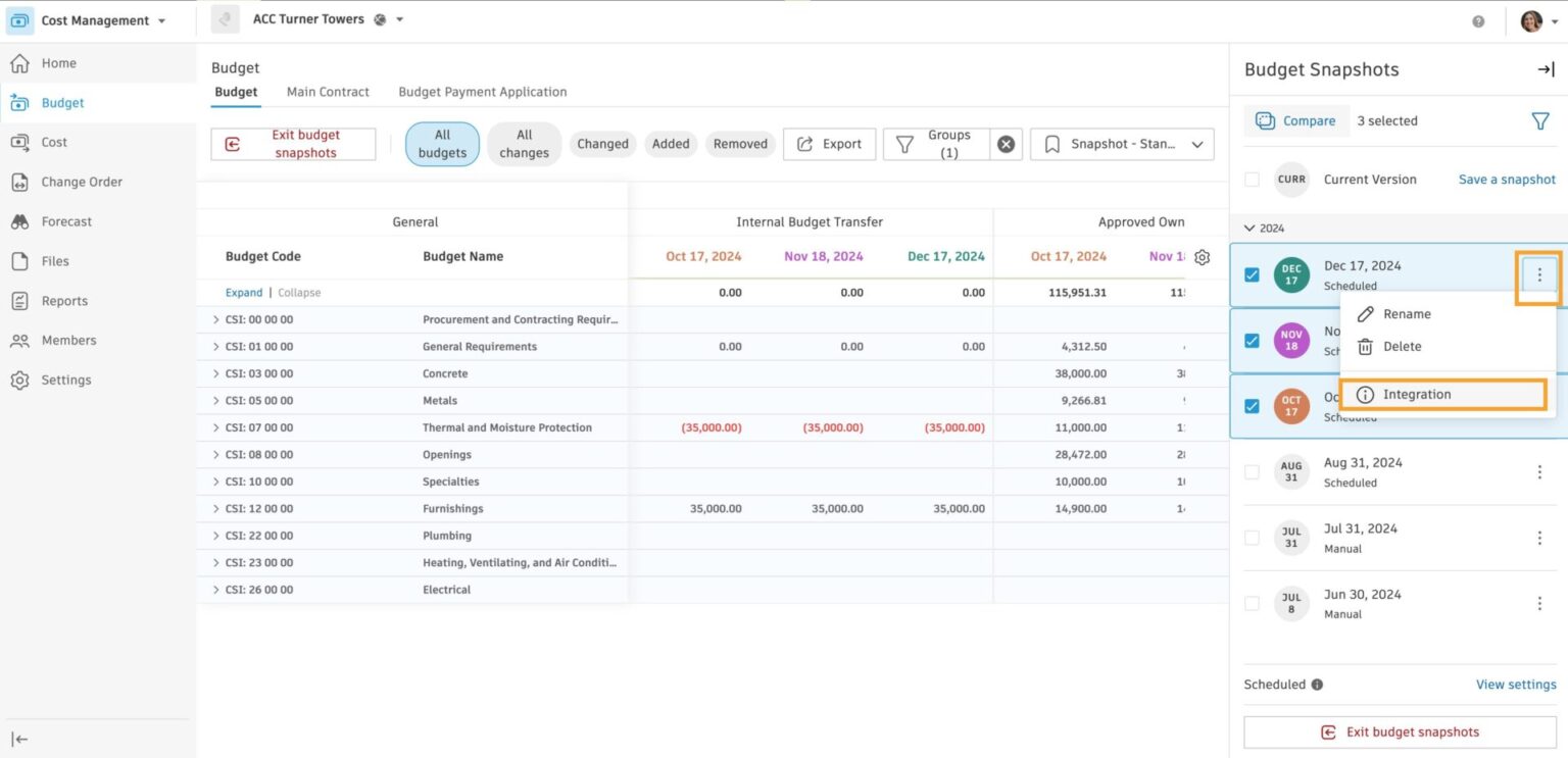 BIM 360 Cost Management - January 2025 - BIM 360 Release Notes
