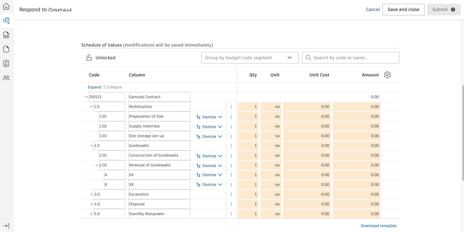 BIM 360 Cost Management - May 2025 - BIM 360 Release Notes