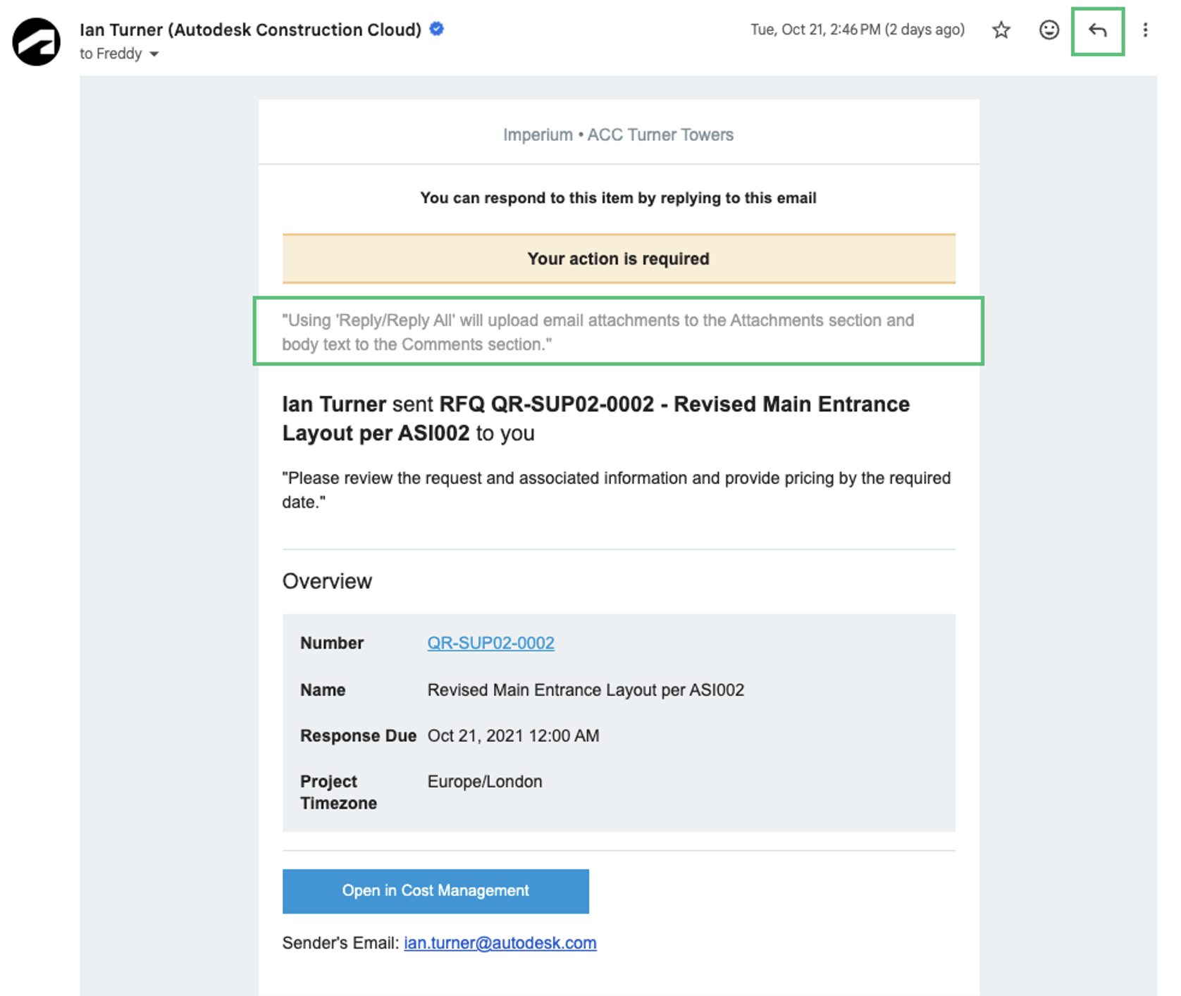 BIM 360 Cost Management - November 2025 - BIM 360 Release Notes