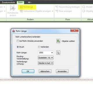 Rohrlänge Rohrlänge