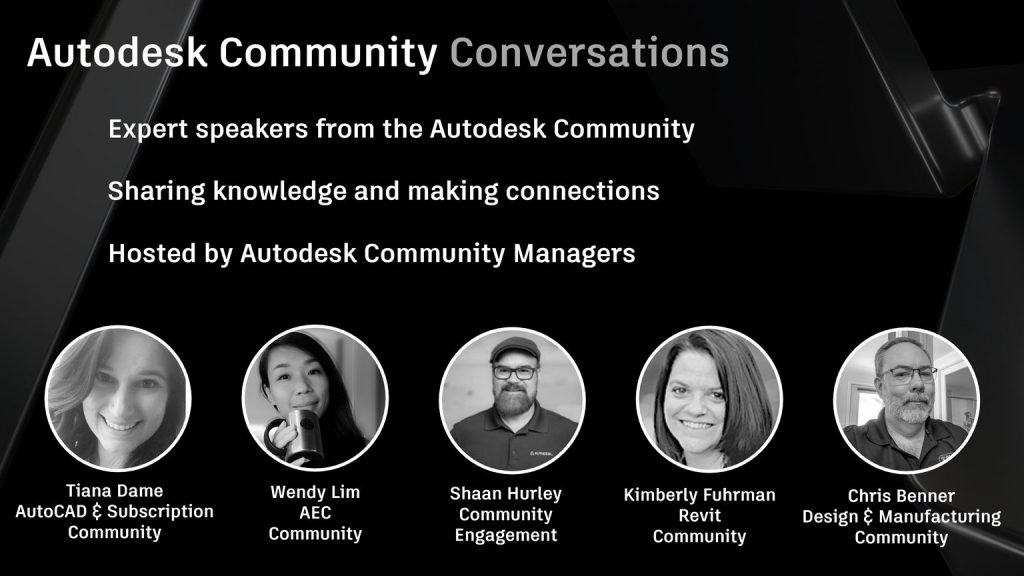 Autodesk Community Conversations slide