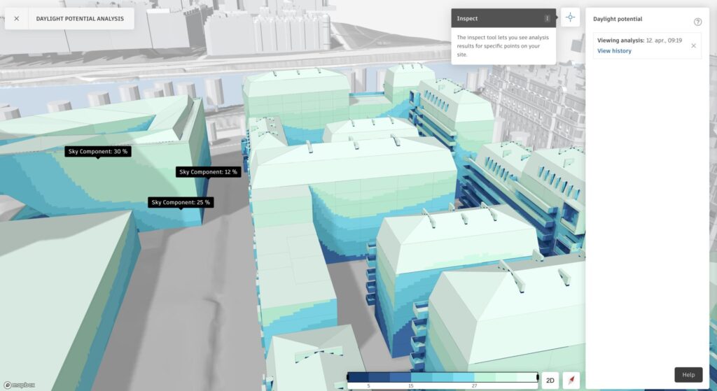 Autodesk Forma - Daylight Potential Analysis