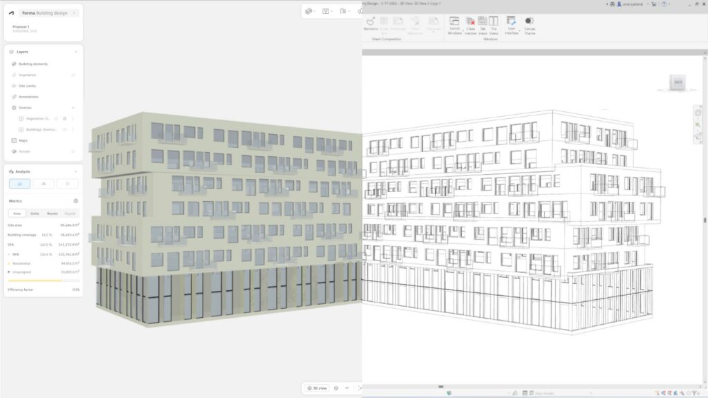 Forma Building Design and Revit