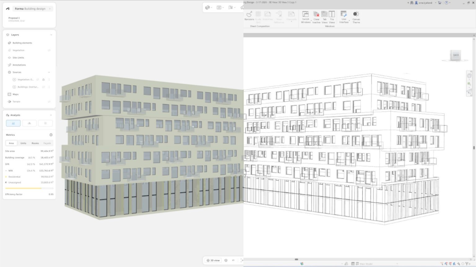Site Context in Revit via Forma | Autodesk Forma