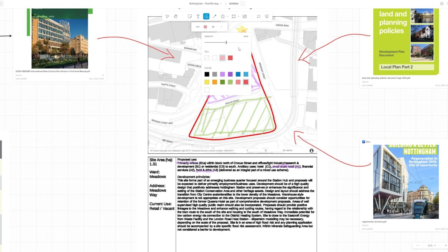 How to use Forma Board to capture design intent