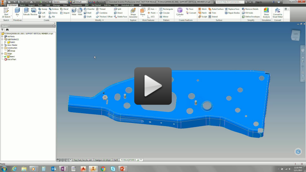 Inventor Flexible Modeling