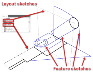 Autodesk Inventor Layout Sketches