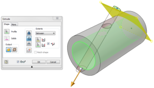Autodesk Inventor feature to feature relationships