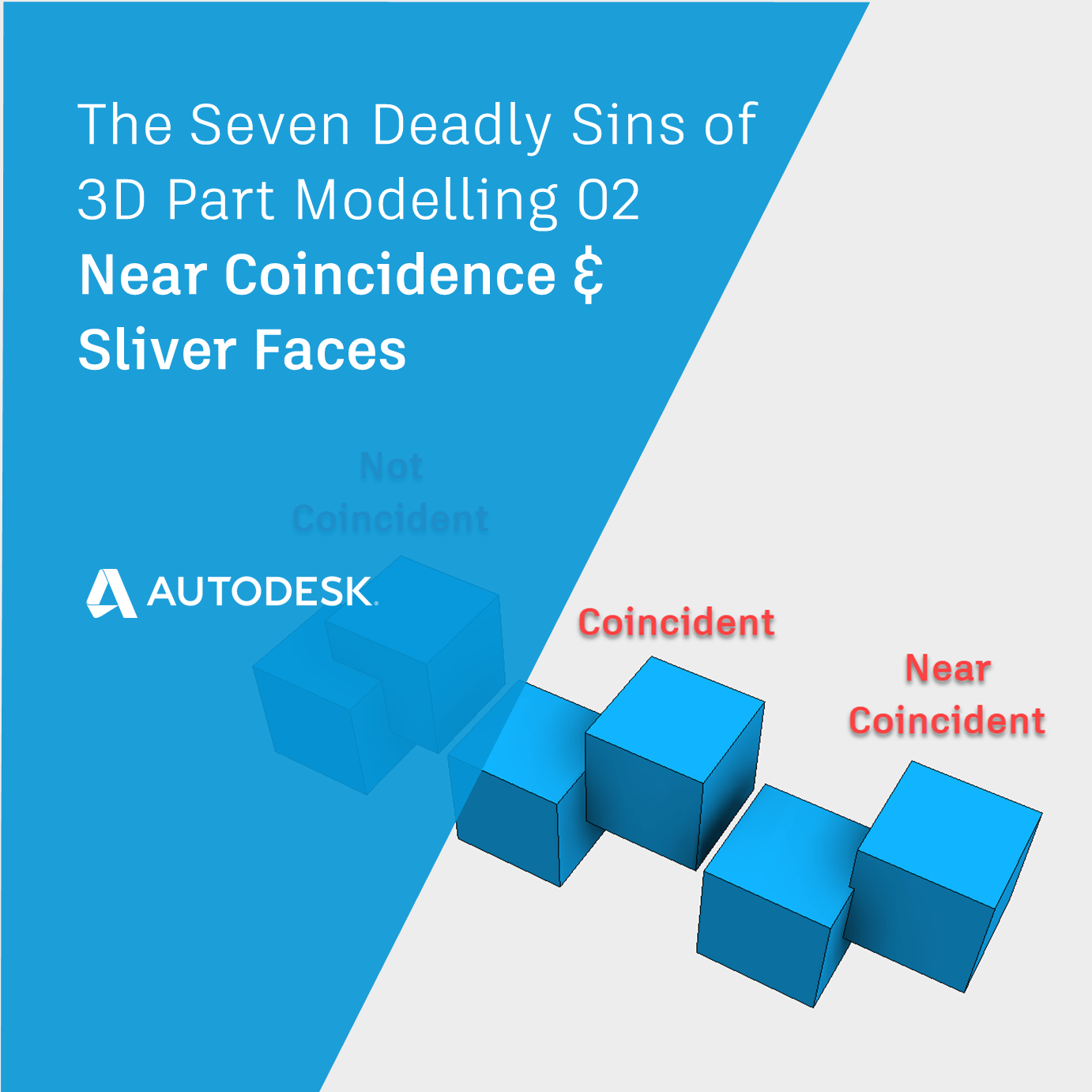 Near Coincidence and Sliver Faces | The Seven Deadly Sins of 3D Part Modeling 02
