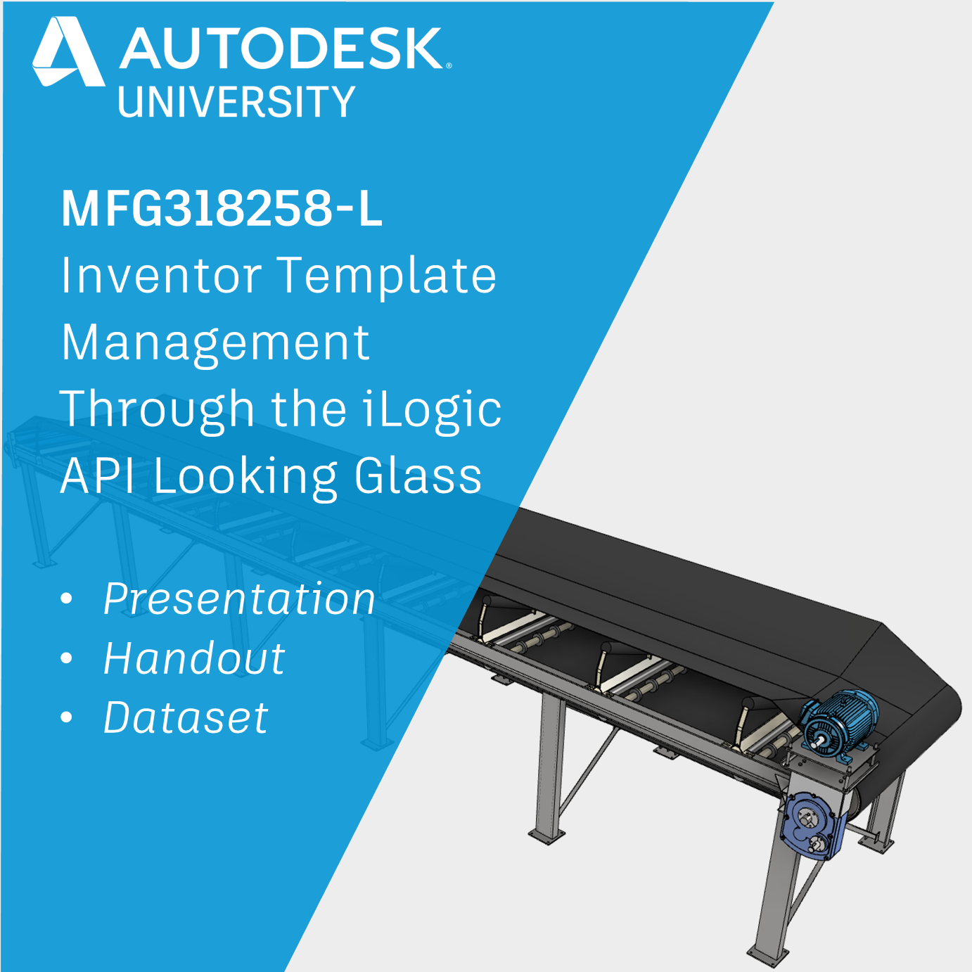 MFG318258-L Inventor Template Management Through the iLogic API Looking Glass