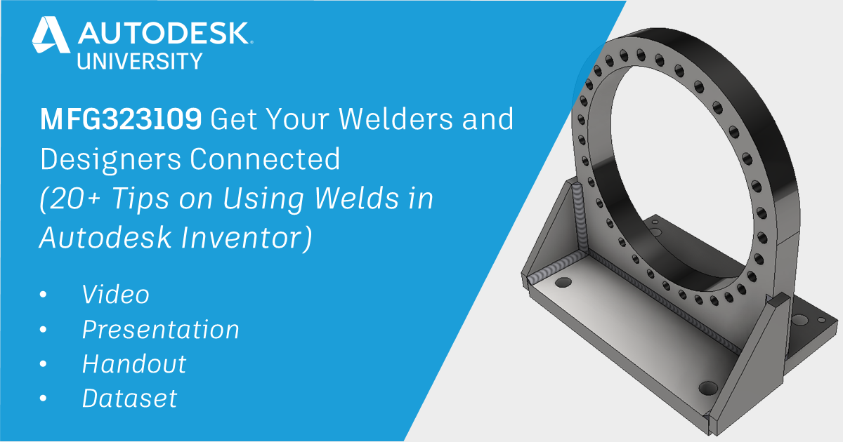 MFG323109 20+ Tips for Creating Weldments in Autodesk Inventor