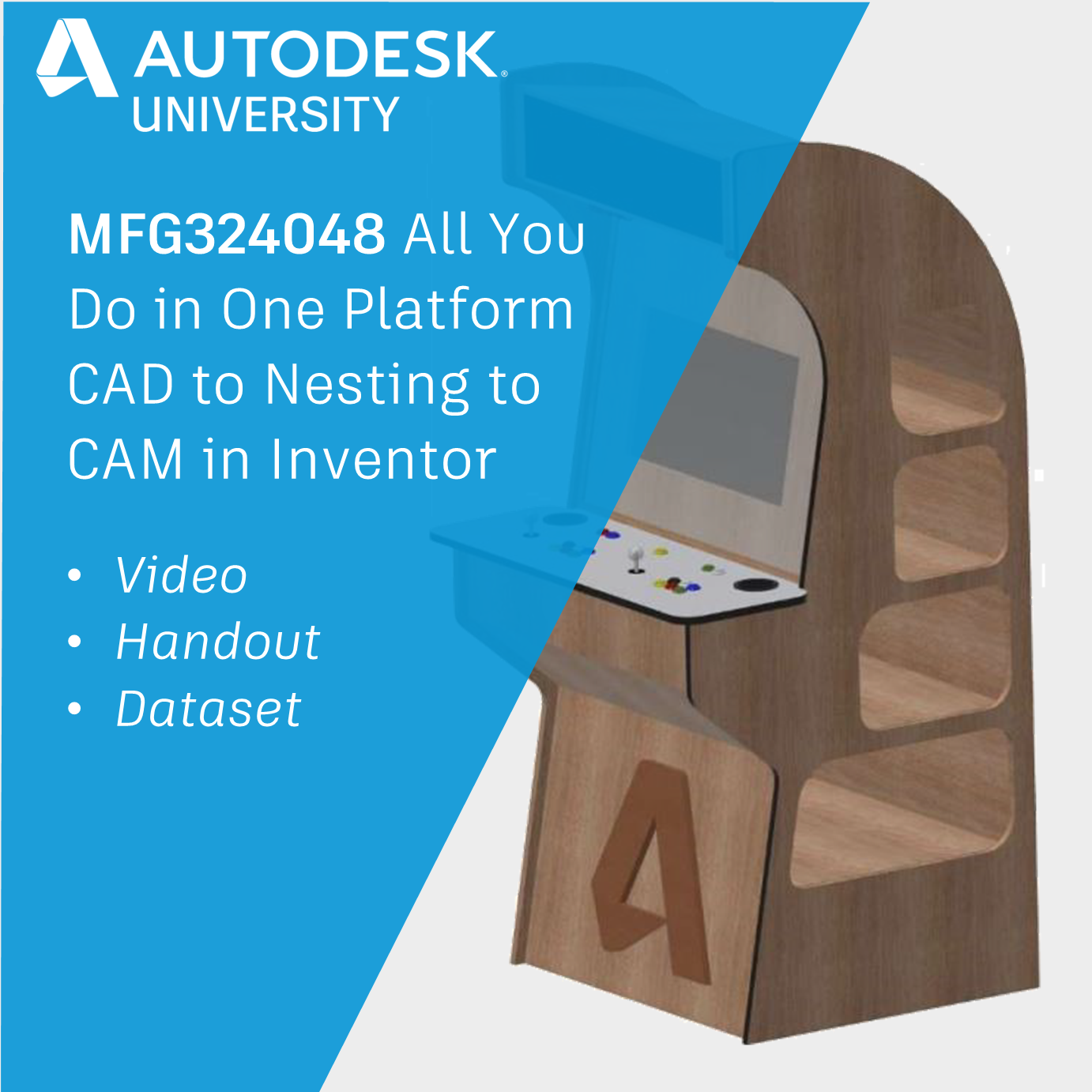 MFG324048 All You Do in One Platform—CAD to Nesting to CAM in Inventor