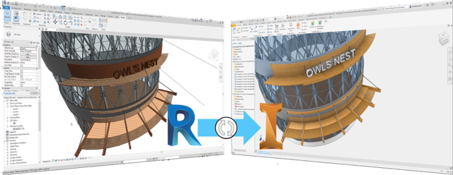 Autodesk Revit and Inventor Interoperabilty with AnyCAD