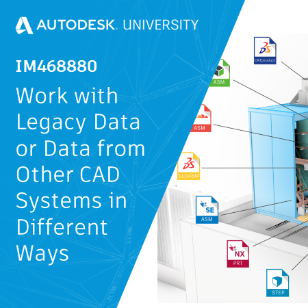 IM468880 Work with Legacy Data or Data from Other CAD Systems in Different Ways