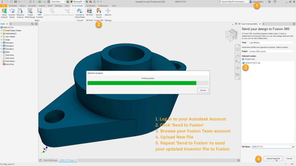 autodesk inventor fusion