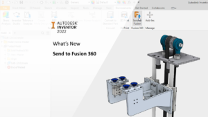 'Send to Fusion' in Autodesk Inventor 2022
