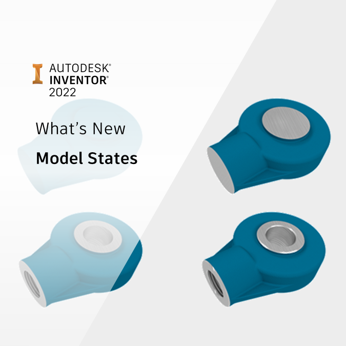 Autodesk Inventor 2022 model states for manufacturing stages