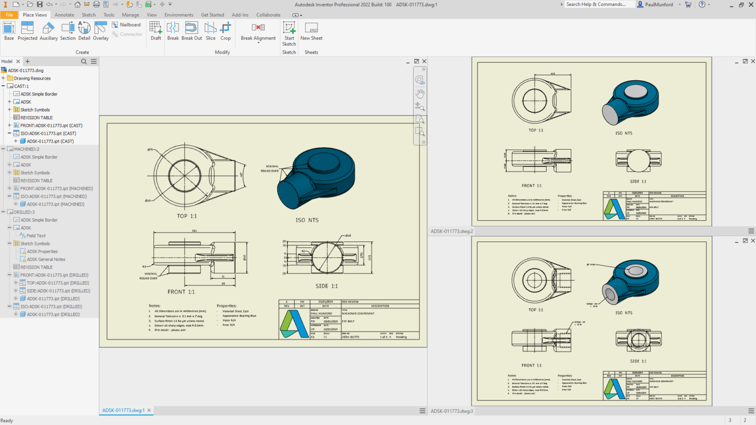 Autodesk Inventor 2022 Model States For Drawings - Inventor Official Blog