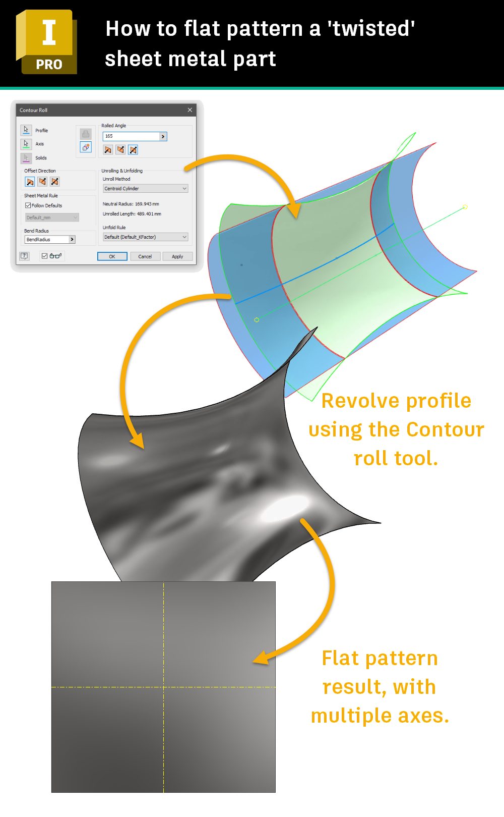 Autodesk Inventor Sheet Metal Flat Pattern Success—every Time Inventor Official Blog 2363