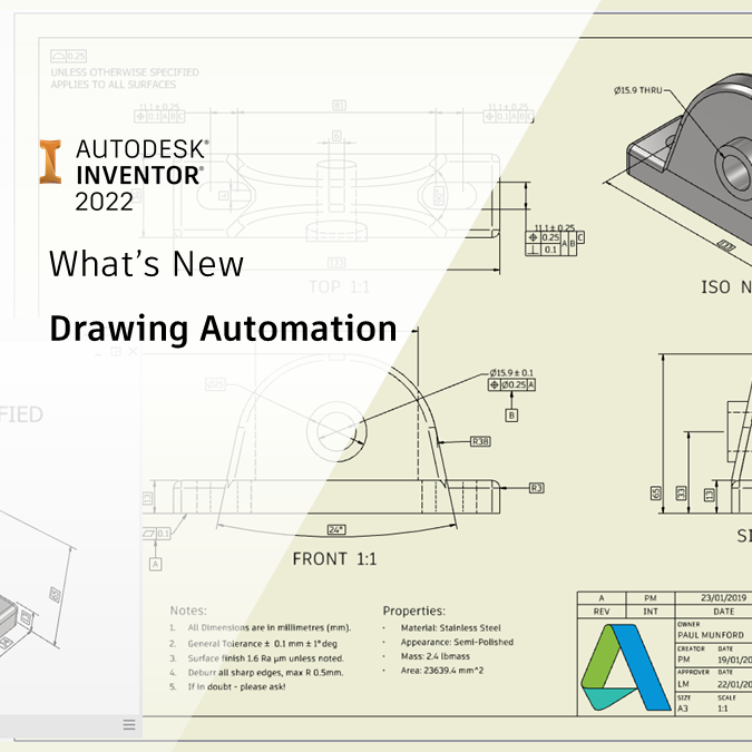 Autodesk Inventor what's new 2022: Drawing Automation