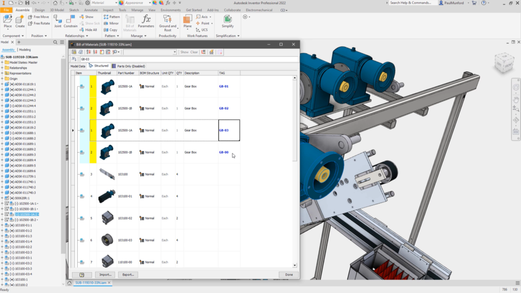 Instance properties in Autodesk Inventor 2022 allow custom iProperty data to be added or overridden for individual components 