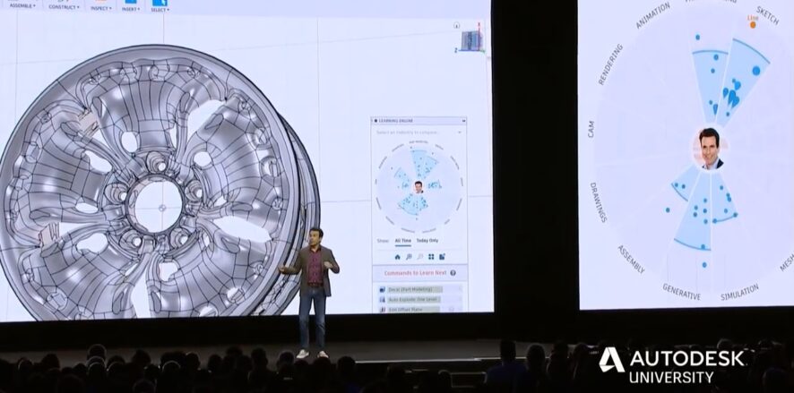 Autodesk CEO Andrew Anagnost describing the Command Map feature