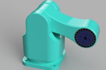 robotic arm rendering