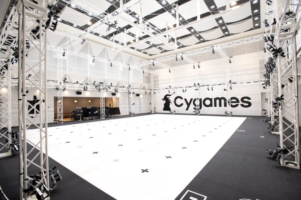 Japan's largest motion capture studio located in Cygames, Osaka